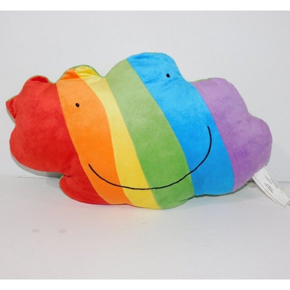 2017 IKEA SAGOSCATT Rainbow Cloud Soft Plush Toy Throw Pillow 18" retired - Picture 1 of 6